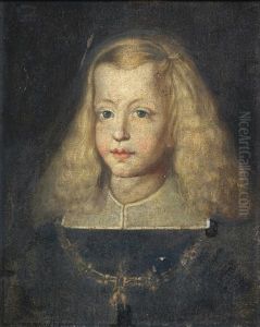 Portrait Of King Charles Ii Of Spain As A Boy, Bust-length