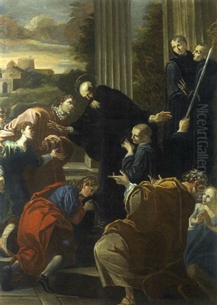 Un Saint Dominicain Accomplissant Des Miracles - view 1