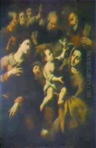 La Sagrada Familia by Francisco Herrera The Elder