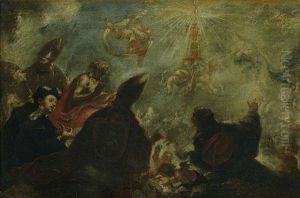El Triunfo De La Eucaristia by Francisco (El Mozzo) Herrera the Younger