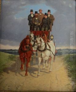 Carriage Scene by Benjamin Herring Jr.