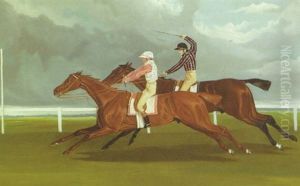 The Great Subscription Purse At York, August 1826 - Lord Kelburne's "actaeon" Beating Lord Darlington's "memnon"