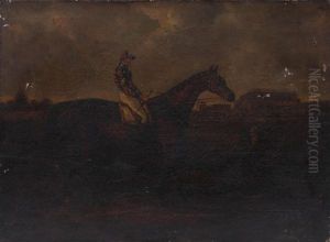 Memnon With William Scott Up, 1825 by John Frederick Herring