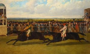 "the Flying Dutchman" And "voltigeur" At York by John Frederick Herring
