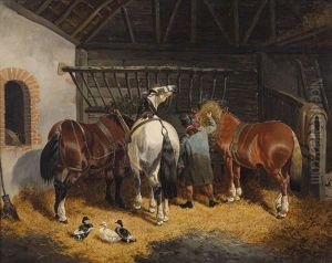 Feeding Time by John Frederick Herring