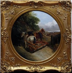 A Plough Team by John Frederick Herring the Younger