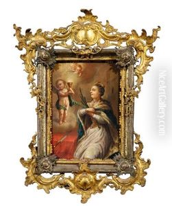 Die Heilige Katharina Von Alexandrien by Andreas Herrlein