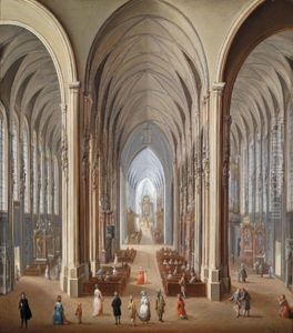 Ein Gotisches Kircheninterieur
