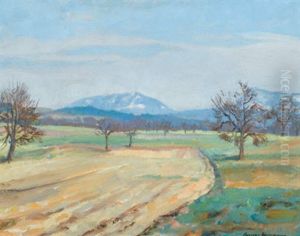 Marzstimmung Bei Hohenrain, Rossberg by Caspar Josef Herrmann