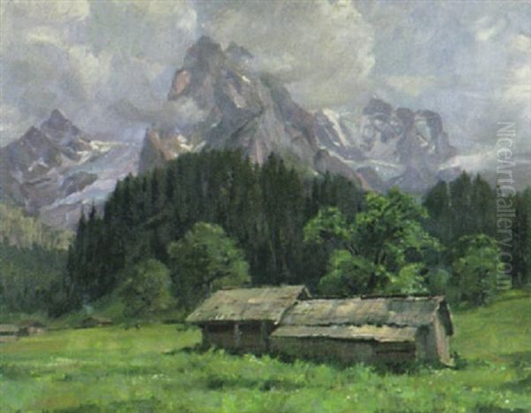 Hutten In Der Gschandenmad, Rosenlaui - view 1
