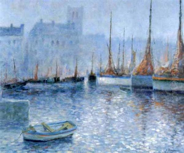 Port De Peche Par Temps De Brume - view 1