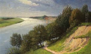 Blick Auf Graudenz Von Der Boslershohe Aus by Franz Herrmann