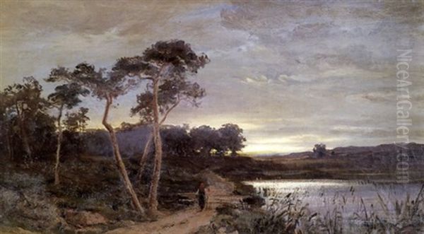 Landscape With Tall Pines - view 1