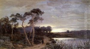 Landscape With Tall Pines