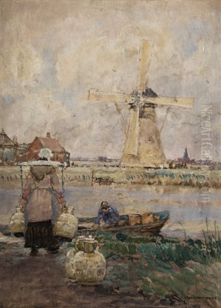 Landscape With Mill And Water Carriers - view 1