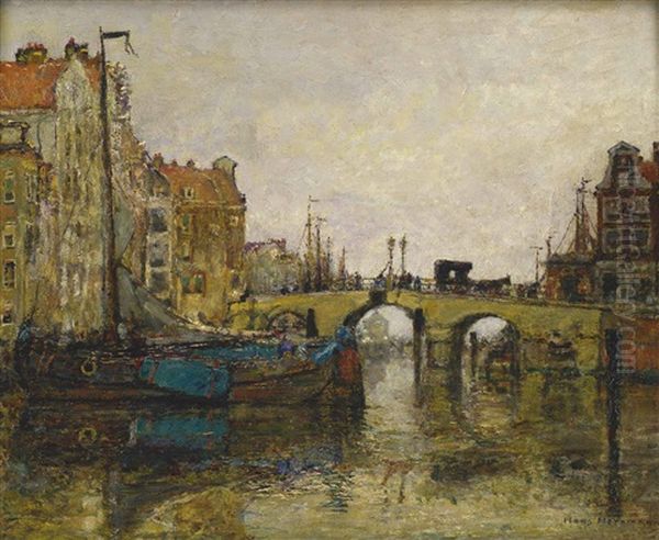 Hollandische Gracht, Wohl In Rotterdam - view 1