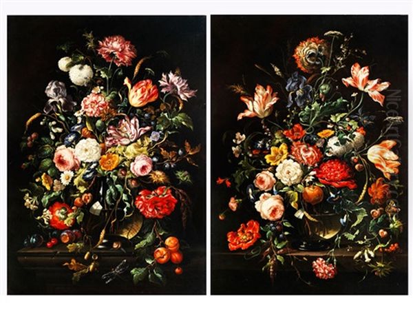 Blumenstilleben (pair) - view 1