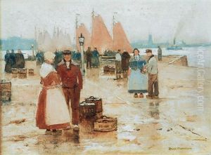 In A Dutch Harbour by Hans Herrmann