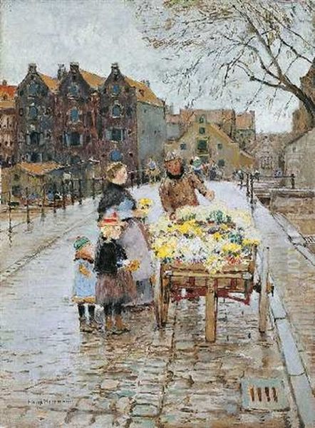 Blumenkarre In Amsterdam - view 1