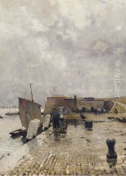 A Quay In Vlissingen - view 1