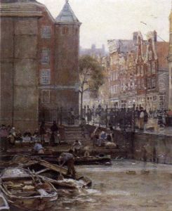 Motiv Aus Amsterdam by Hans Herrmann