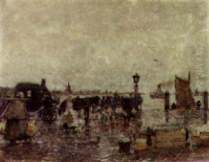 Dordrecht Harbour by Hans Herrmann