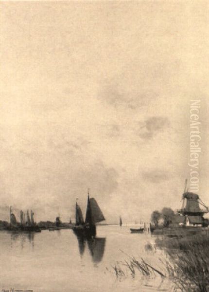 Die Scheldemundung Im Abendlicht - view 1