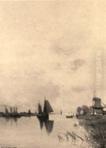 Die Scheldemundung Im Abendlicht Die Scheldemundung Im Abendlicht