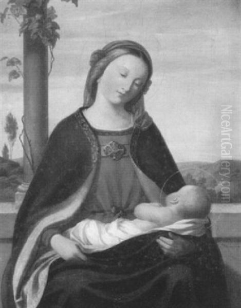 Madonna In Der Saulenloggia - view 1