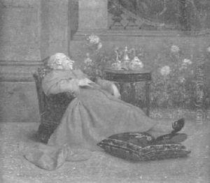 The Cardinal's Repose by Leo Herrmann