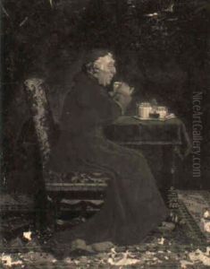 The Afternoon Tea by Leo Herrmann