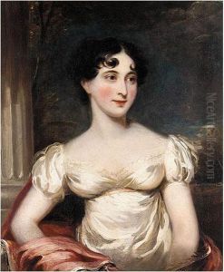 Portrait Of Catherine Burnside Of Gedling Hall, Nottinghamshrie Portrait Of Catherine Burnside Of Gedling Hall, Nottinghamshrie