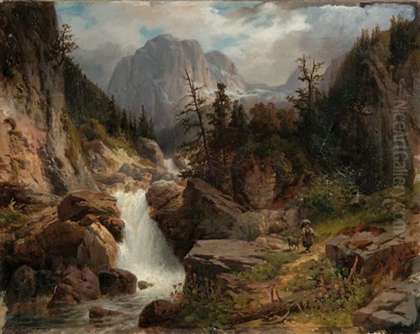 Wildbach Im Gebirge - view 1