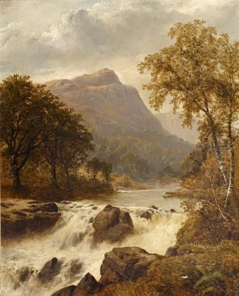 Welsh Mountainous River Landscapes - view 1