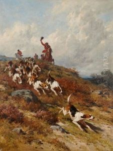 La Chasse A Courre by Charles Herrmann-Leon