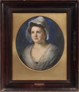 Portrait Of A Dutch Girl by Otto Herschel