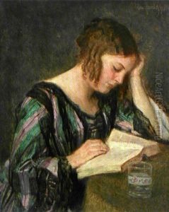 La Lecture by Otto Herschel