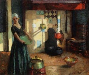 Farmer's Wife In A Kitchen Farmer's Wife In A Kitchen
