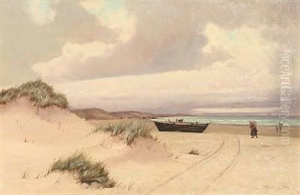 Beach Scene From Klitmoller, Denmark - view 1