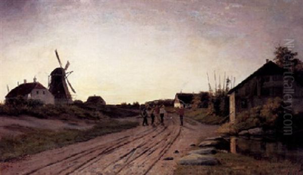 Hjem Fra Marken, Aften - view 1