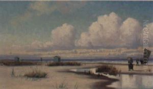 Fra Hornb+l Strand by Oscar Herschend