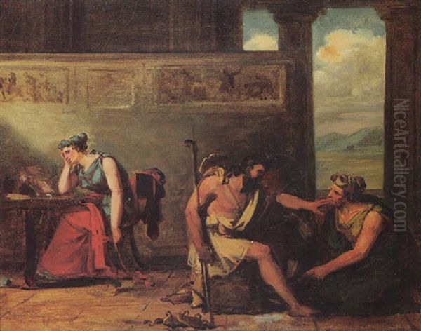 Ulysses Recognised By His Nurse - view 1