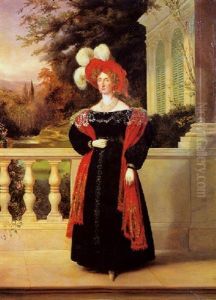 Portrait De La Reine Marie-amelie A Neuilly