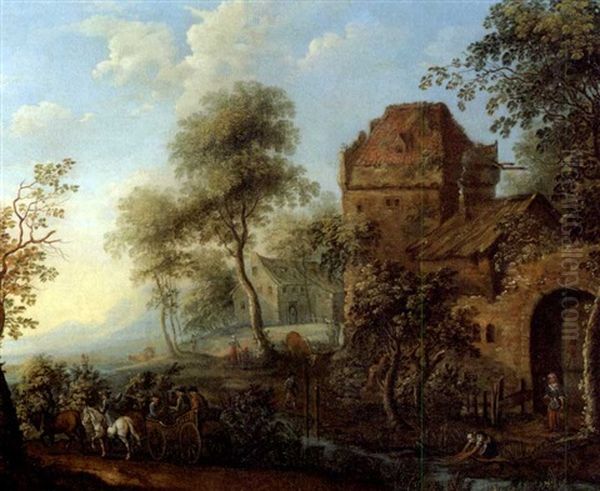 Landschaft Mit Dreigespann - view 1