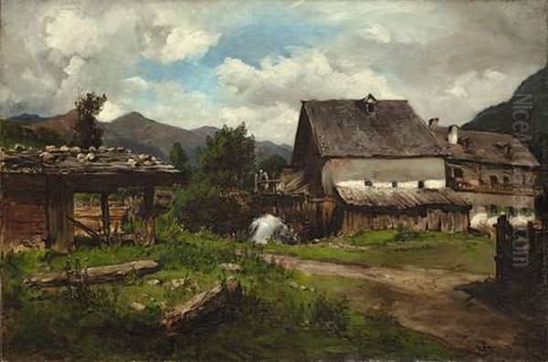 Gastein, Kirchbach Mit Hausern - view 1