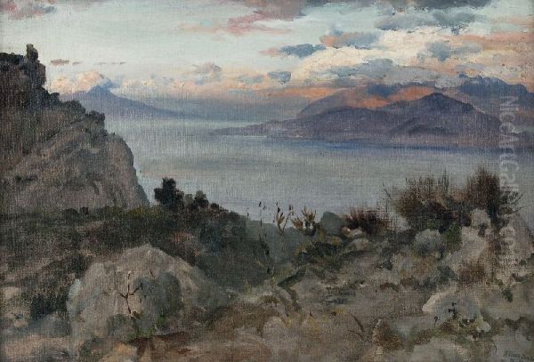 Mediterrane Kustenlandschaft - view 1