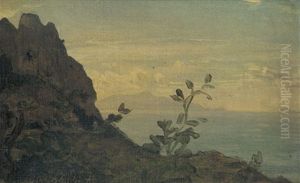 Motiv Auf Capri by Albert Hertel