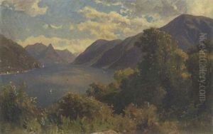 Blick Auf Den Luganer See