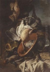 Jagdstillleben by Albert Hertel