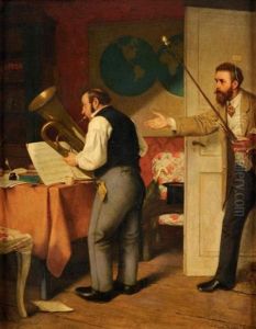 Les Musiciens by Carl Konrad Julius Hertel